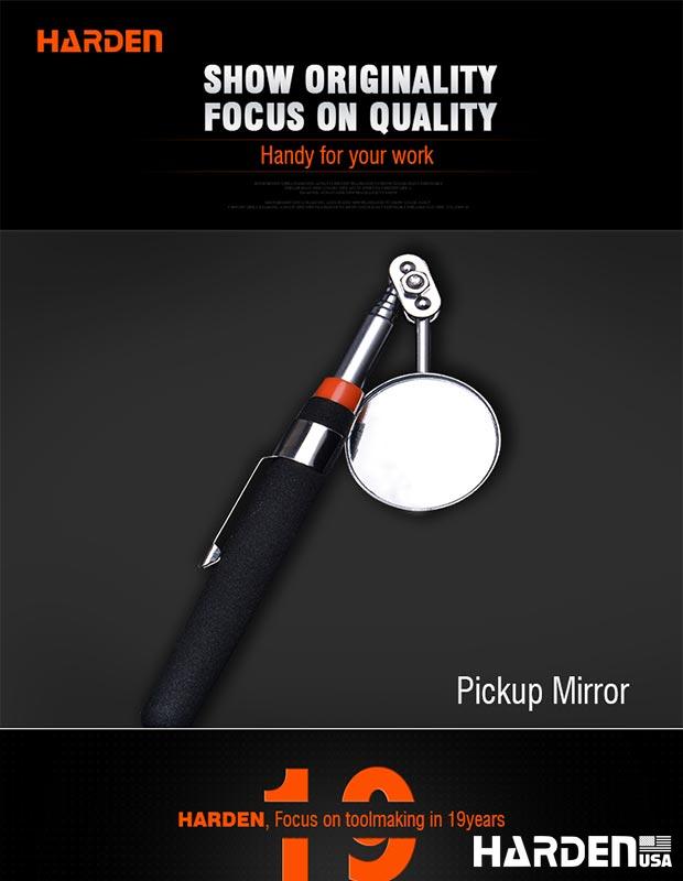Espelho de Inspeção Telescópico HARDEN 175 a 490 mm Ajustável