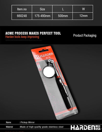 Espelho de Inspeção Telescópico HARDEN 175 a 490 mm Ajustável