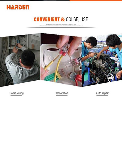 Alicate Decapador Automático 170 mm HARDEN – Para Fios de 0,5 a 6 mm (Ø)