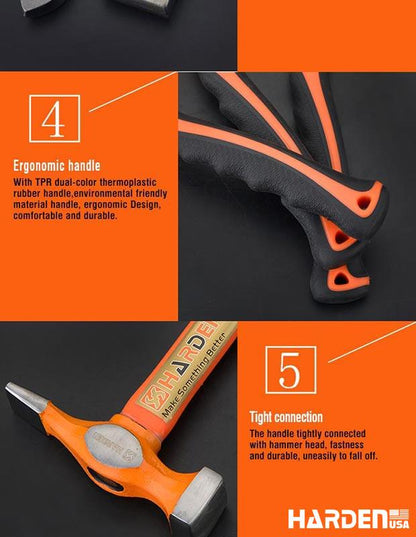 HARDEN – Kit Profissional 7 Peças para Funilaria Automotiva e Reparos de Lataria