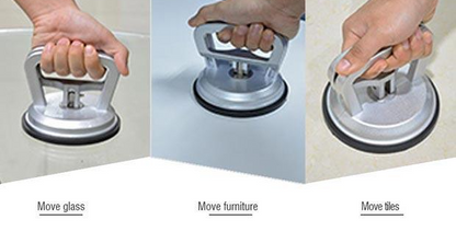 Ventosa de Sucção Simples – Corpo em Alumínio Reforçado para Vidros, Chapas e Superfícies Planas