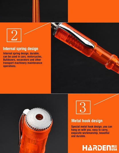 Testador Automotivo HARDEN 6V/12V/24V – Localizador de Falhas Elétricas com Ponteira Afiada