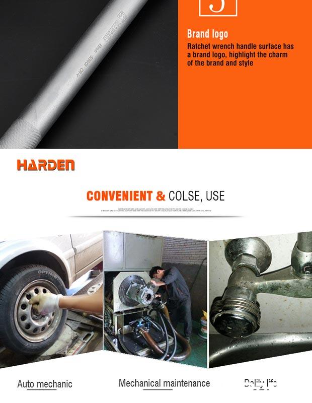 Chave de Catraca Harden 3/4" com Sistema Quick Release – Aço CR-V de Alta Resistência