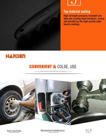 Chave de Torque HARDEN 0–300 N·m em Aço Cromo-Vanádio (Cr-V) de Alta Precisão