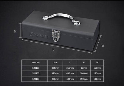 Caixa de Ferramentas Metálica Tipo Teto Reto HARDEN – 355mm, 430mm e 480mm