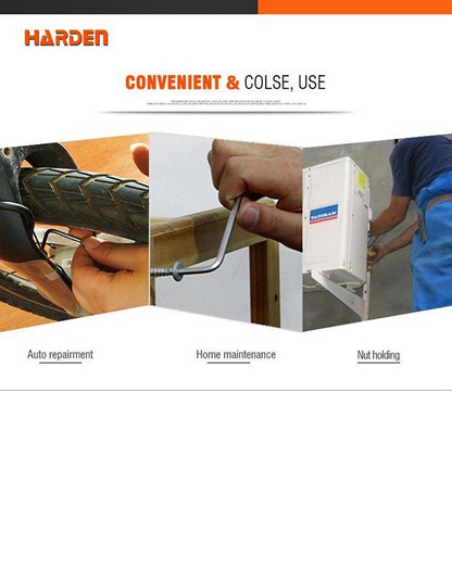 Jogo de Chaves Allen HARDEN 9 Peças – Médio, Longo e Extra Longo em Aço S2