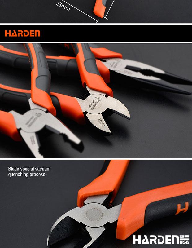 Alicate de Corte Diagonal HARDEN Industry Line 160 mm (6”) em Aço Cromo-Vanádio (CR-V)