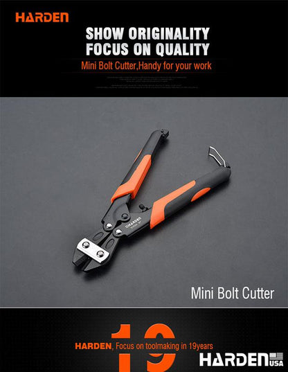 Cortador de Vergalhão Mini 8” (200 mm) HARDEN – Lâminas Cr-V Temperadas e Cabo Ergonômico