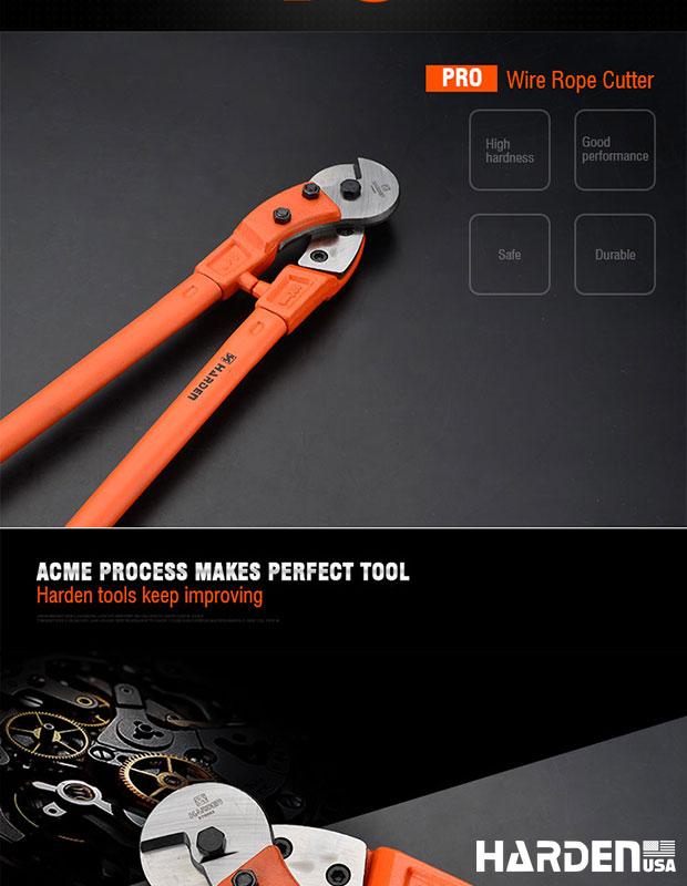Cortador de Cabo de Aço HARDEN Profissional para Cabos de Aço e Inox – 610 mm (24”) e 914 mm (36”)