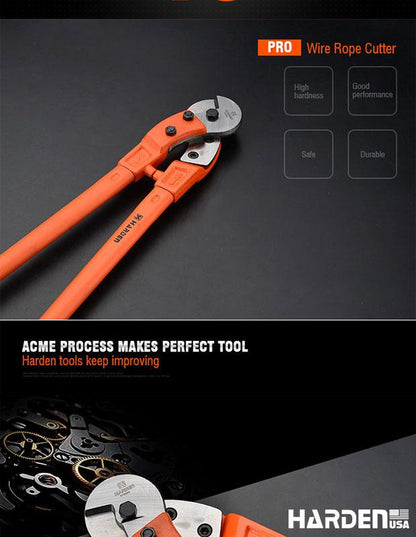Cortador de Cabo de Aço HARDEN Profissional para Cabos de Aço e Inox – 610 mm (24”) e 914 mm (36”)