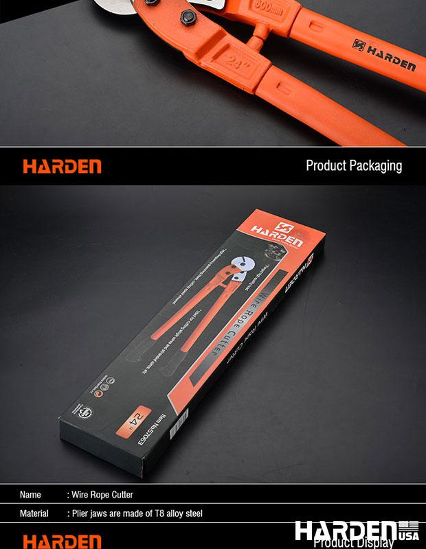 Cortador de Cabo de Aço HARDEN Profissional para Cabos de Aço e Inox – 610 mm (24”) e 914 mm (36”)