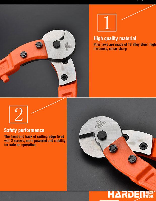 Cortador de Cabo de Aço HARDEN Profissional para Cabos de Aço e Inox – 610 mm (24”) e 914 mm (36”)