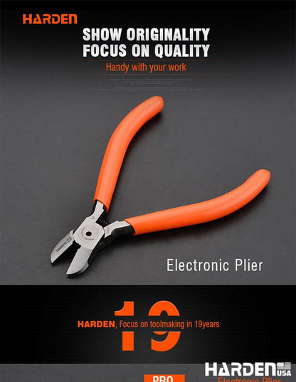 Alicate Eletrônico de Corte 125 mm (5”) HARDEN em Aço Alto Carbono