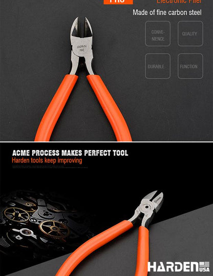 Alicate Eletrônico de Corte 125 mm (5”) HARDEN A05 em Aço Alto Carbono