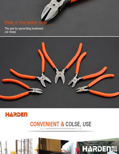 Alicate Eletrônico de Corte 125 mm (5”) HARDEN A05 em Aço Alto Carbono