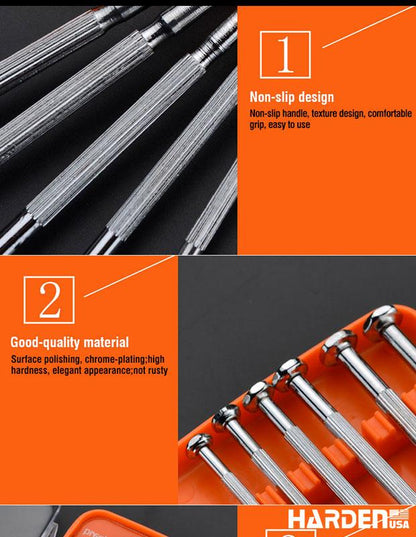 HARDEN Jogo de Ferramentas de Precisão – Alta Durabilidade e Desempenho Profissional