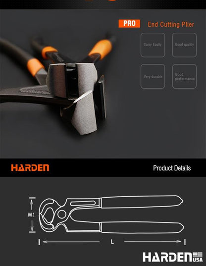 Alicate Torquês 6" (150 mm) e 8" (200 mm) em Aço Carbono #55 Temperado para Corte Preciso