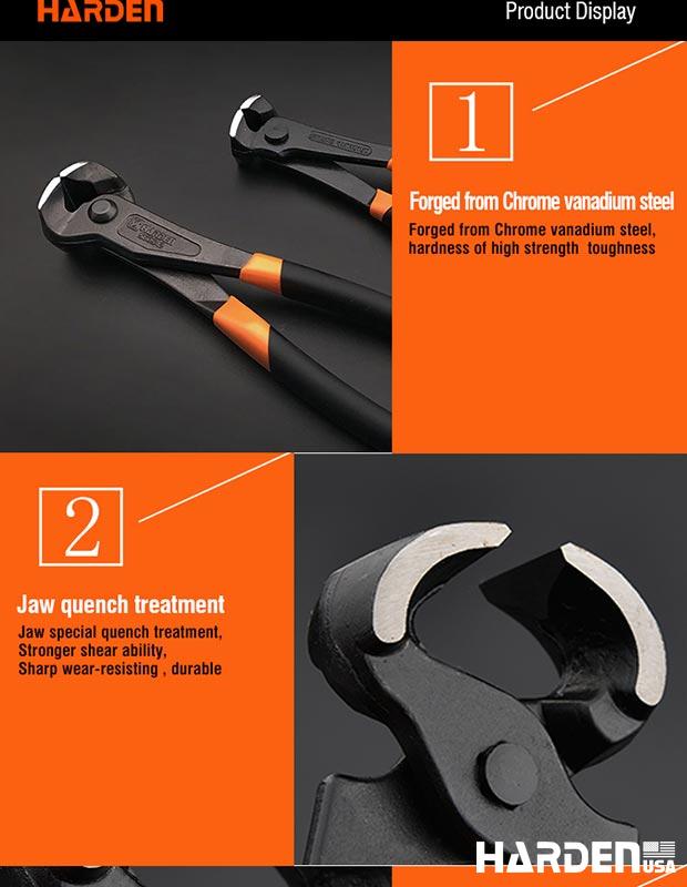 Alicate Torquês 6" (150 mm) e 8" (200 mm) em Aço Carbono #55 Temperado para Corte Preciso