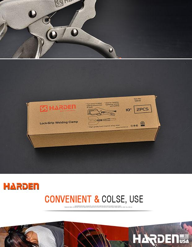 Alicate de Pressão para Solda HARDEN 225 mm (9”) Tipo Grampo em Aço Niquelado