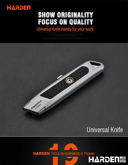 Estilete Universal HARDEN 18 mm (3/4”) em Liga de Zinco Reforçada