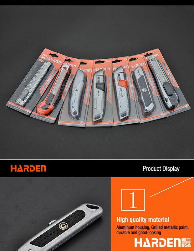 Estilete Universal HARDEN 18 mm (3/4”) em Liga de Zinco Reforçada