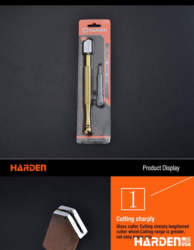 Cortador de Vidro Automático HARDEN 175 mm com Reservatório de Óleo – Corte de 2 a 12 mm