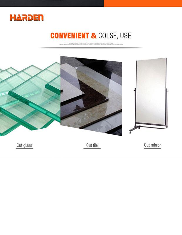 Cortador de Vidro Automático HARDEN 175 mm com Reservatório de Óleo – Corte de 2 a 12 mm