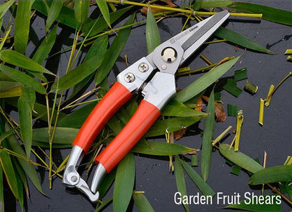 Tesoura de Jardinagem HARDEN 200 mm (8”) – Lâmina Forjada em Aço Inoxidável com Cabo em Liga de Zinco e Revestimento em PVC