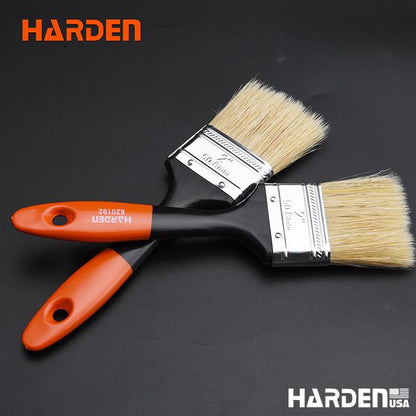 Pincel de Cerdas Brancas HARDEN com Cabo Plástico para Pintura