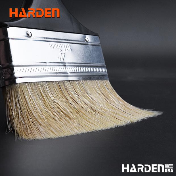 Pincel de Cerdas Brancas HARDEN com Cabo Plástico para Pintura