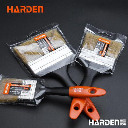 Pincel de Cerdas Brancas HARDEN com Cabo Plástico para Pintura