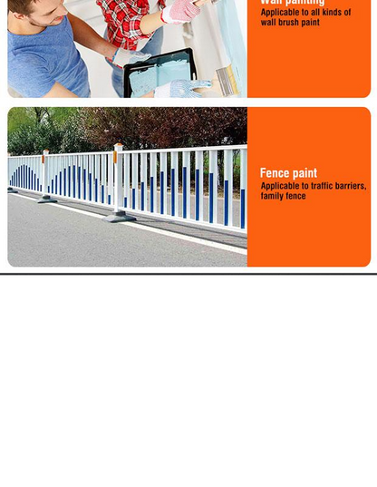 Pincel de Cerdas Brancas HARDEN com Cabo Plástico para Pintura