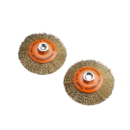 Escova Cônica Crimpada HARDEN para Remoção de Ferrugem, Tinta e Preparação de Superfícies