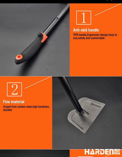 Enxada HARDEN 340 x 100 mm (13,4” x 3,9”) em Aço Carbono com Cabo Ergonômico