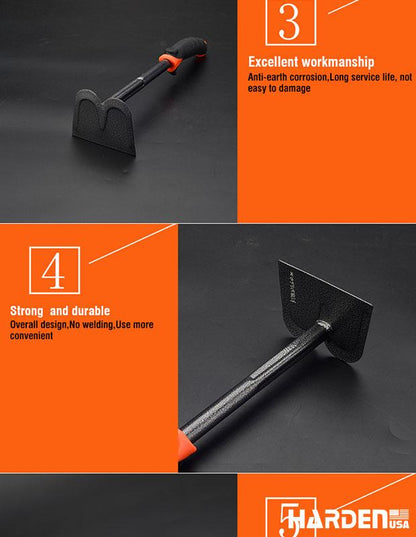 Enxada HARDEN 340 x 100 mm (13,4” x 3,9”) em Aço Carbono com Cabo Ergonômico