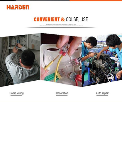 Alicate Decapador Automático de Fios HARDEN 175 mm para Cabos até 3,2 mm
