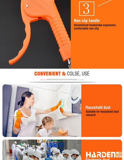 HARDEN Pistola de Ar Comprimido de Alta Pressão – Corpo Inoxidável e Alta Durabilidade