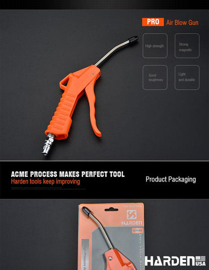 Pistola de Ar Comprimido HARDEN Alta Pressão para Limpeza Profissional