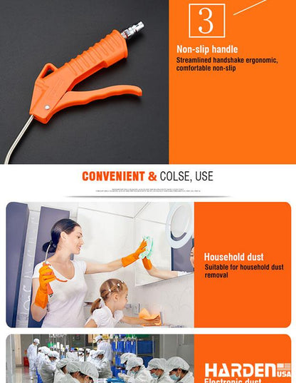 Pistola de Ar Comprimido HARDEN Alta Pressão para Limpeza Profissional