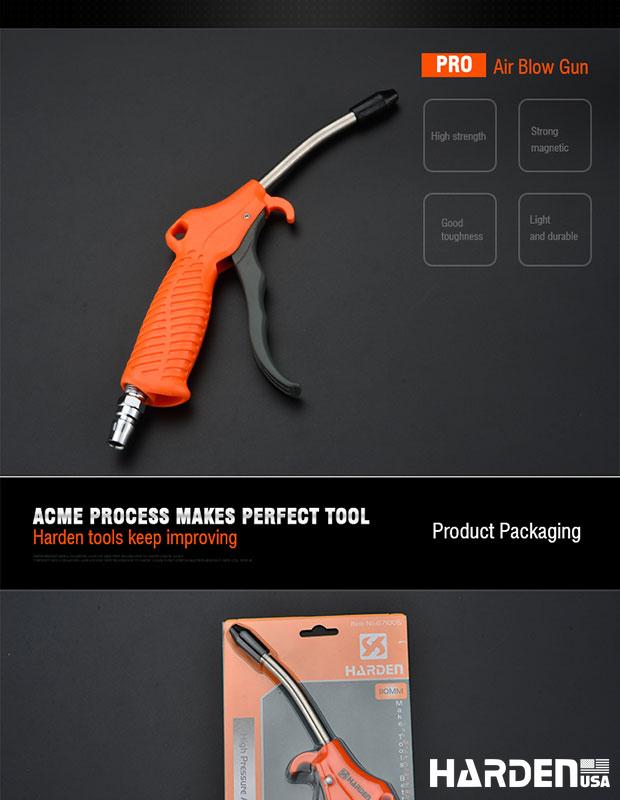 Pistola de Ar Comprimido HARDEN Alta Pressão para Limpeza Profissional