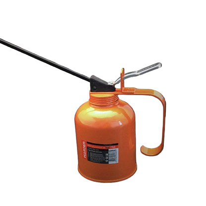 HARDEN Lubrificador Metálico 500 ml com Bico Flexível e Bomba de Latão
