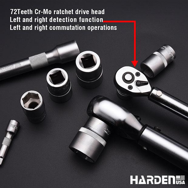 Chave de Torque HARDEN - Precisão Profissional para Mecânicos e Oficinas