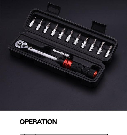 Jogo de Chave de Torque 1/4" HARDEN 13 Peças 5–25 N·m – Precisão para Manutenção e Montagem