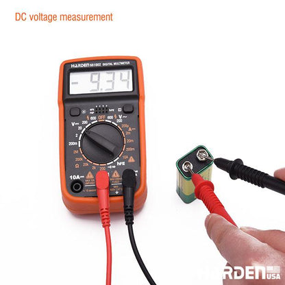 Multímetro Digital Harden Profissional CAT II 600V com Display LCD e Funções Avançadas