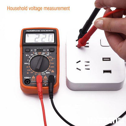 Multímetro Digital Harden Profissional CAT II 600V com Display LCD e Funções Avançadas