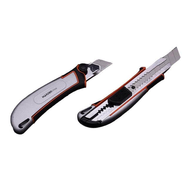 Estilete Profissional 25 mm Harden – Corpo Metálico Reforçado e Lâmina Aço Inox