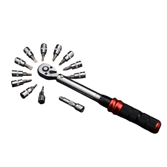 Jogo de Chave de Torque 1/4" HARDEN 13 Peças 5–25 N·m – Precisão para Manutenção e Montagem