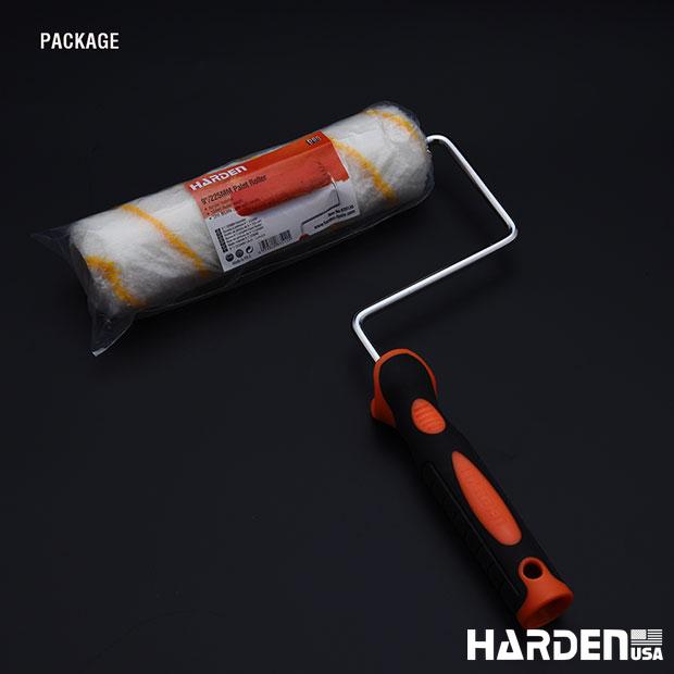 Rolo de Pintura 9'' Harden com Cabo Emborrachado – Para Superfícies Externas e Rugosas