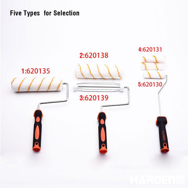 Jogo com 10 Rolos de Pintura 4” (100 mm) HARDEN – Fibra de Poliéster e Acrílico, Altura 12 mm