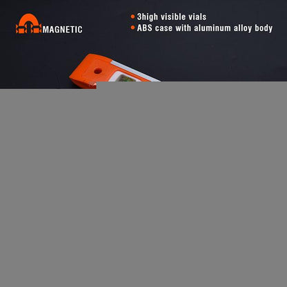 Nível Torpedo Magnético 250 mm (10") em Alumínio Fundido HARDEN com 3 Bolhas